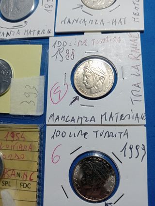 Lotto 8 Monete Repubblica Italiana