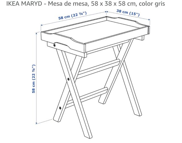 Mesa plegable Ikea Maryd