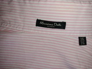 Camisa a rayas rosa empolvado
