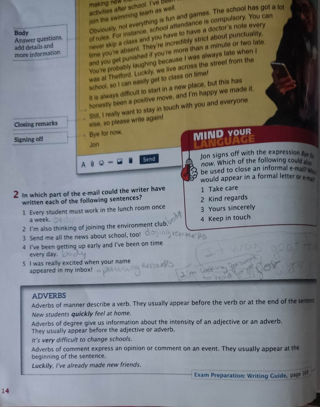 Mindset 1ºbachillerato Student