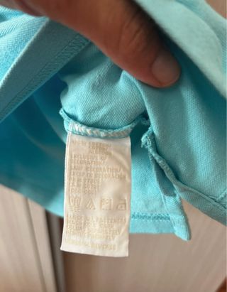 Polo Tommy Hilfiger Turchese Donna