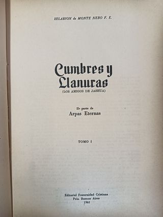 CUMBRES Y LLANURAS, HILARIÓN DE MONTE NEBO