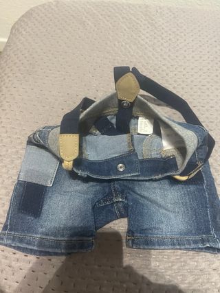 Shorts vaqueros H&M bebé con tirantes