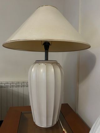 Lampara vintage cerámica