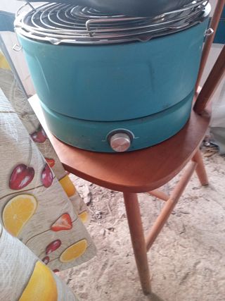 Barbecue a carbone blu senza fumo