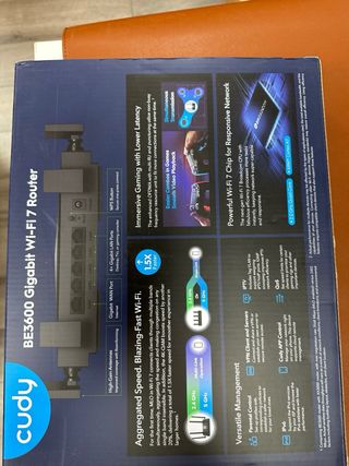 Cudy BE3600 Router WiFi 7 De Doble Banda#700366