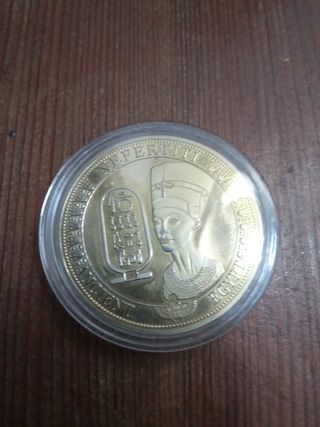Monedas doradas antiguas Egipto