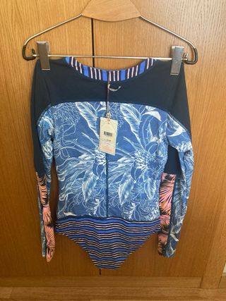 Bañador manga larga estampado
