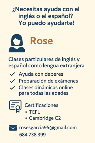 Clases inglés