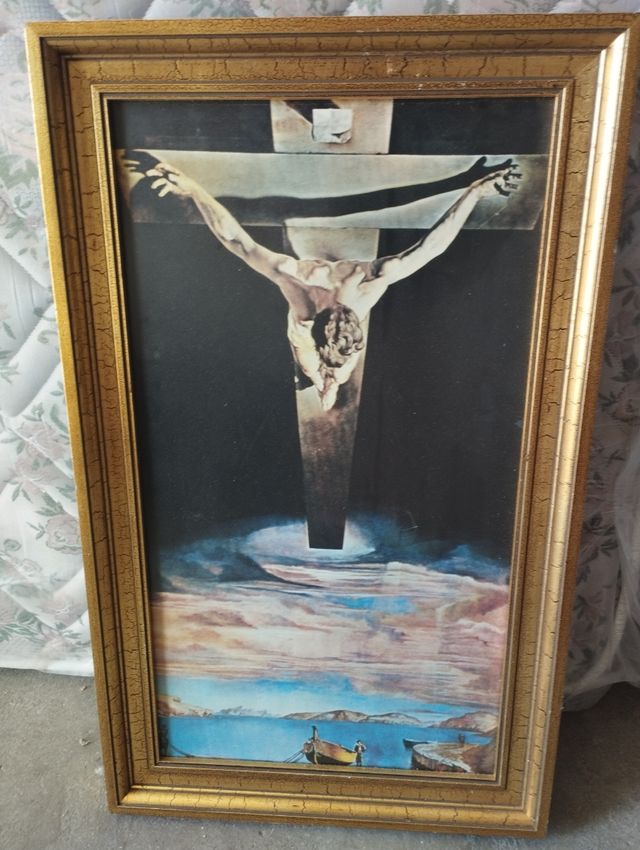 Cuadro Cristo Crucificado - Dorado