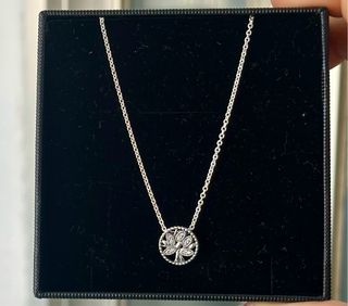 Collar Pandora Árbol Familia Plata