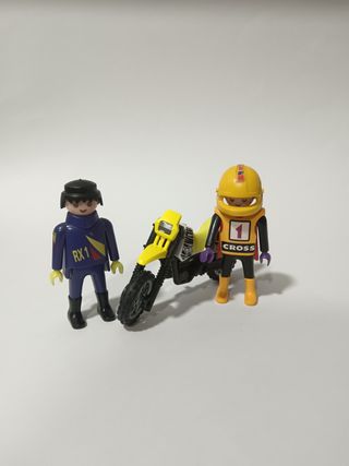 Playmobil Motocross: 2 figuras y moto