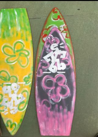30€ c.u. tipo Tablas surf decoradas