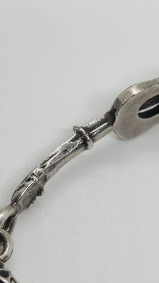 Pulsera plata ley guitarra