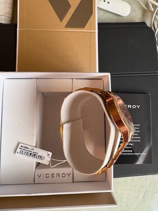 Reloj Viceroy mujer, acero rosa