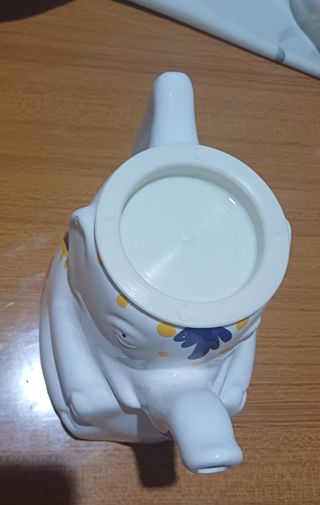 Teiera Elefante Ceramica Vintage