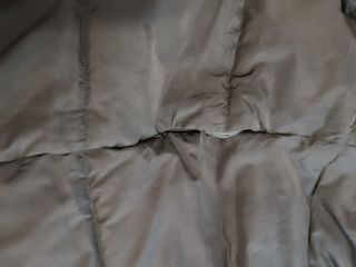 Chaleco reversible largo - Negro/Gris