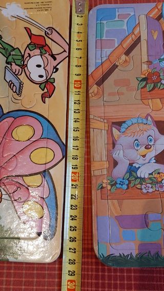 2 Puzzles Infantiles Años 80