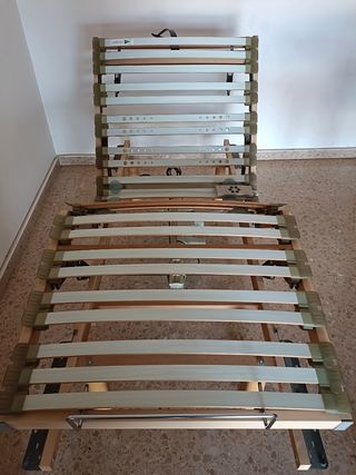 Cama articulada eléctrica beige