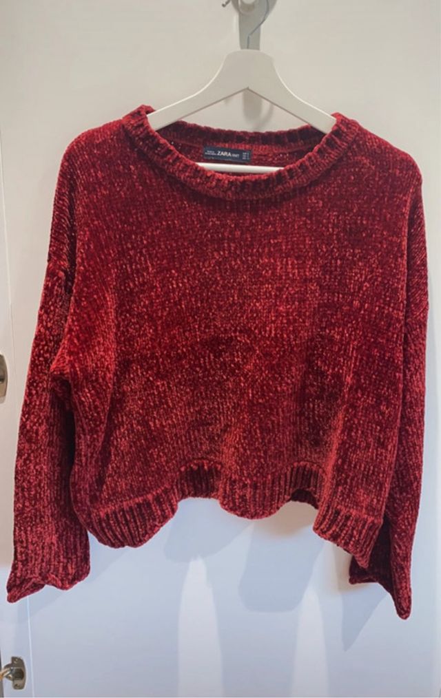 Jersey Zara rojo - Talla M