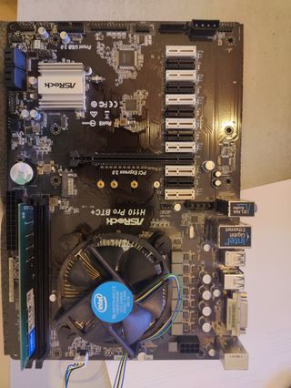 Placa base ASRock H110 Pro BTC+