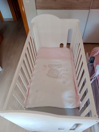 Cuna Micuna - Blanca con ruedas