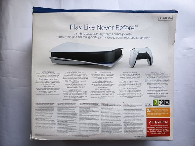 Scatola box PlayStation 5 ps5 NO CONSOLE