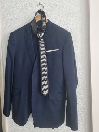 Traje negro hombre - 2 piezas