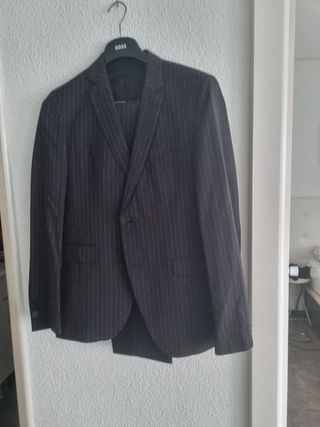 Traje negro hombre - 2 piezas