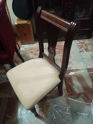 Mesa comedor 4 sillas madera