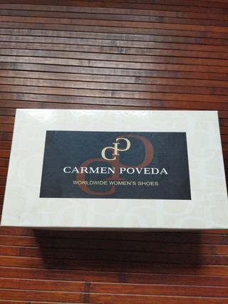Zapatos Carmen Poveda beige 36
