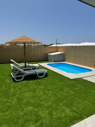 Alquiler casa móvil con jardín