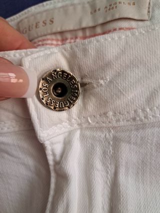 Pantalones Guess blancos mujer