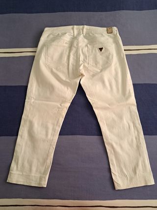 Pantalones Guess blancos mujer