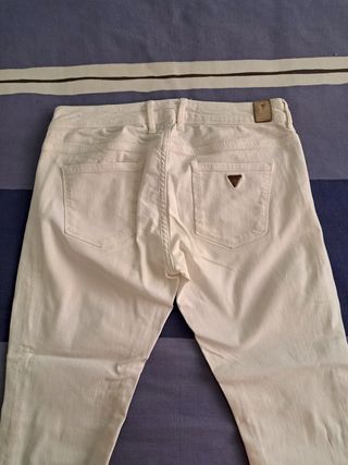 Pantalones Guess blancos mujer