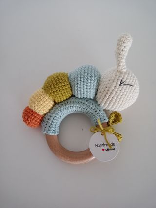 Sonajeros de crochet para bebé (3 unidades)