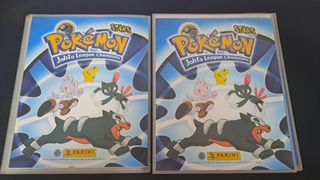 2 Álbumes Pokémon Staks Johto League vacios