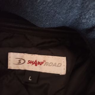 Chaqueta moto negra c/protecciones + pantalón