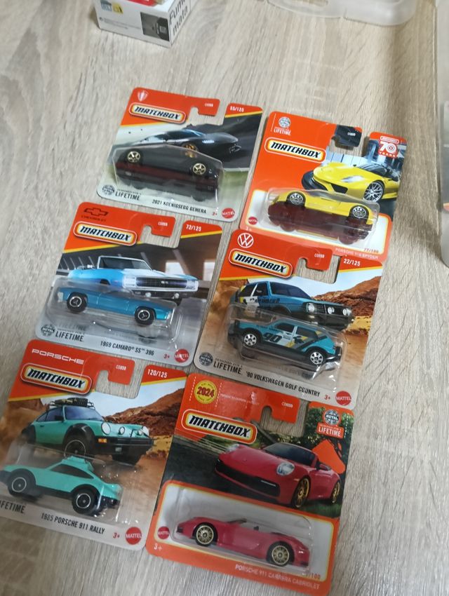 Matchbox Cars - 6 Coches 2e cada uno