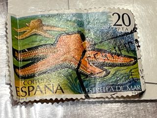 Sello España Estrella de Mar 20 ptas