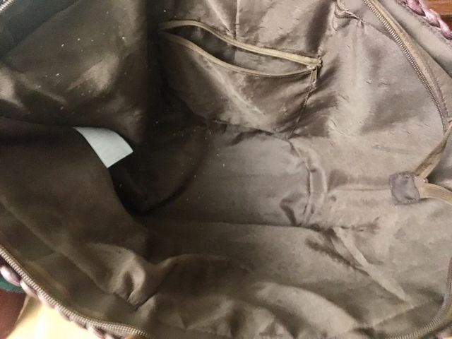 Bolso playa capazo marrón