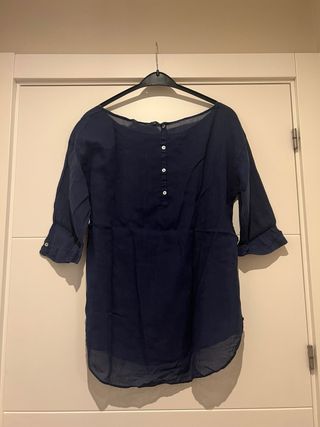 Blusa Zara azul talla S