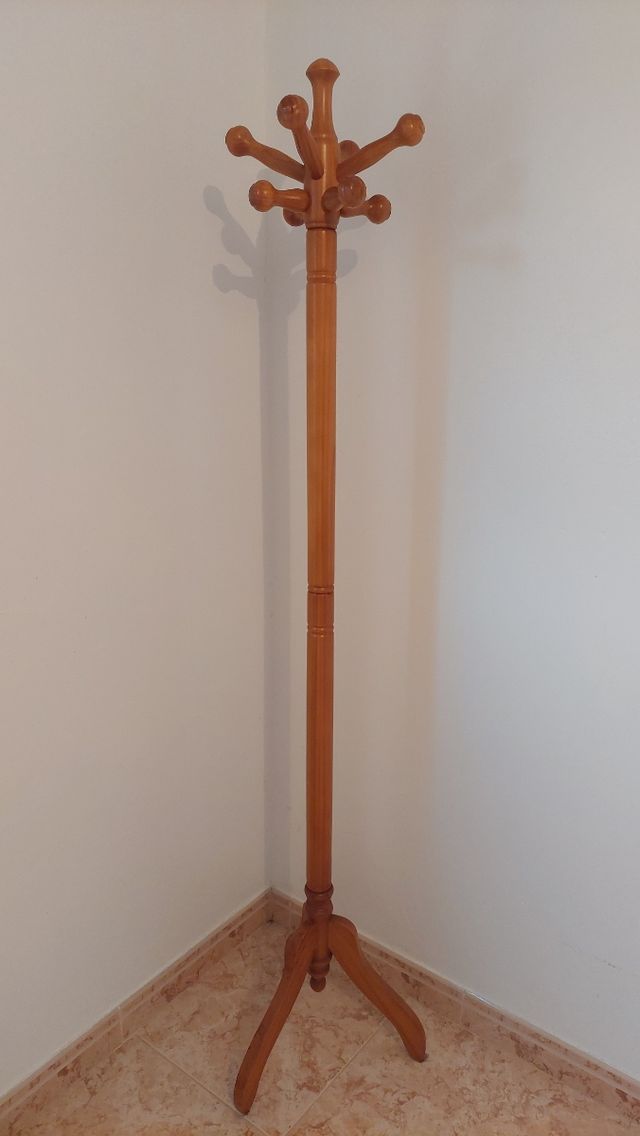 Colgador madera Castaño