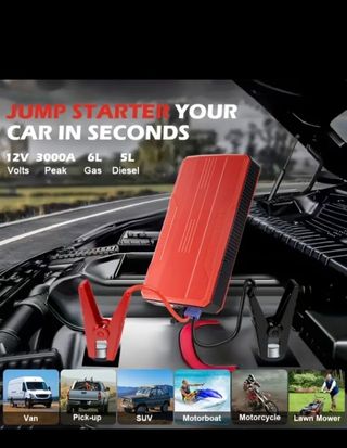 Arrancador Coche Portátil 3000A