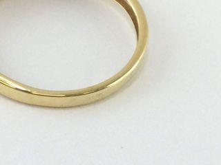 anillo oro 18k con piedra con diamante de laboratorio