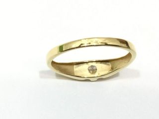 anillo oro 18k con piedra con diamante de laboratorio