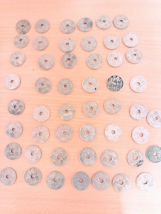 51 Monedas Antiguas España 1949,1963 y 1965.