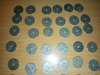 51 Monedas Antiguas España 1949,1963 y 1965.