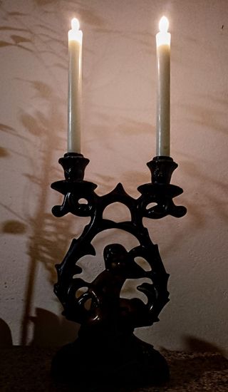 Candelabro Ceramica 2 Luci
