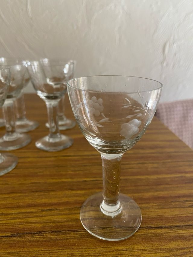 Copas cristal decoradas (11 unidades)